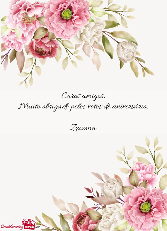 Caros amigos