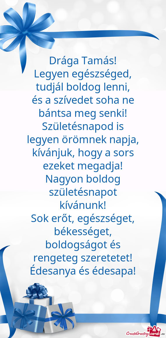 Drága Tamás